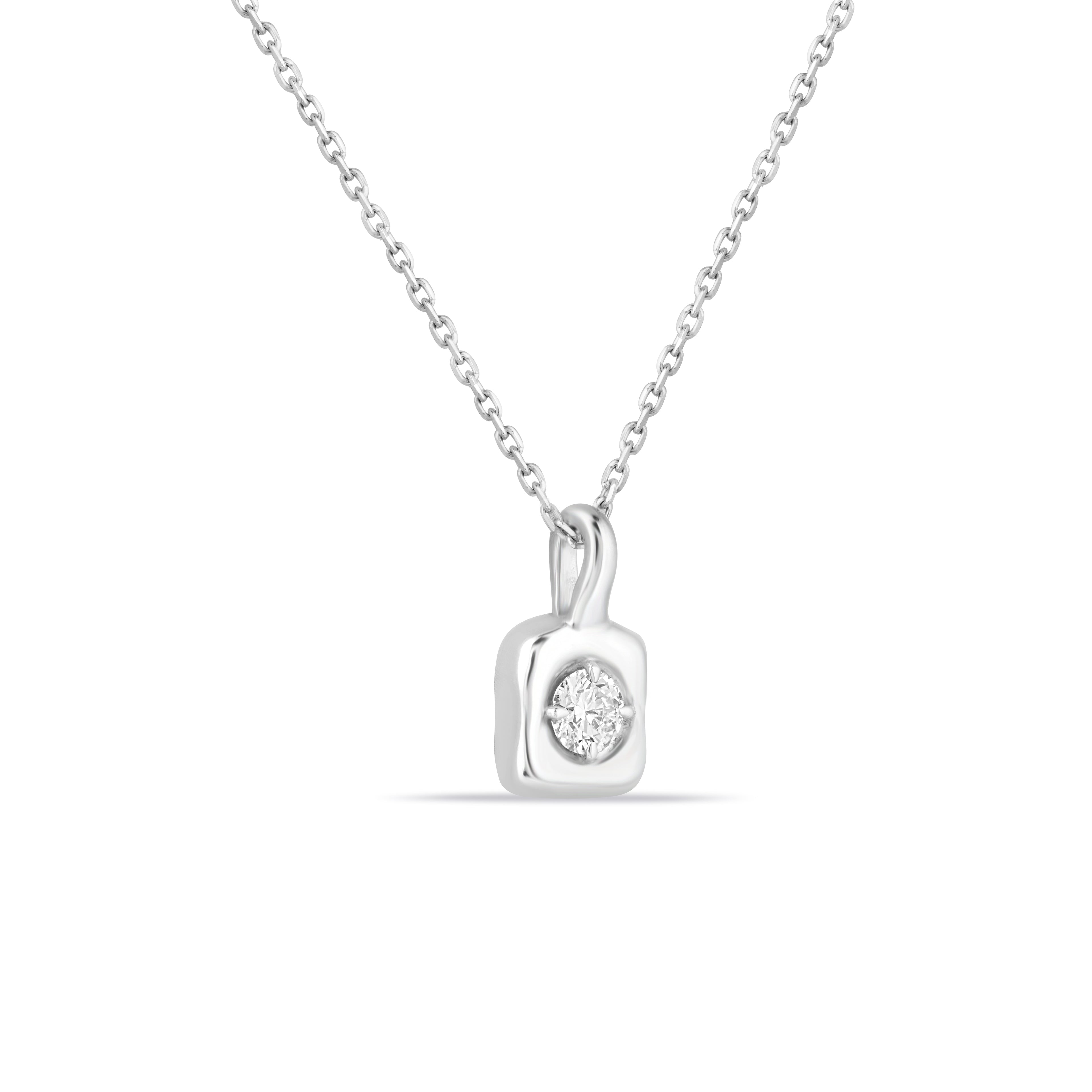 Round Silver Pendant
